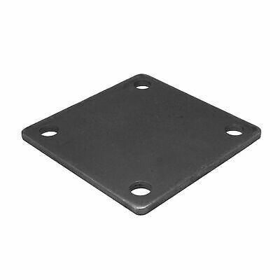 5" x 5" Heavy Duty Welding Base Plate With Holes - 4 Pieces 2