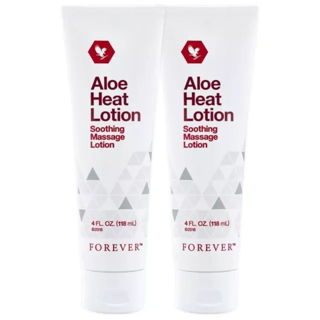 2 tubes of Aloe Heat Lotion - 4 oz (118 ml) each (Free Shipping)