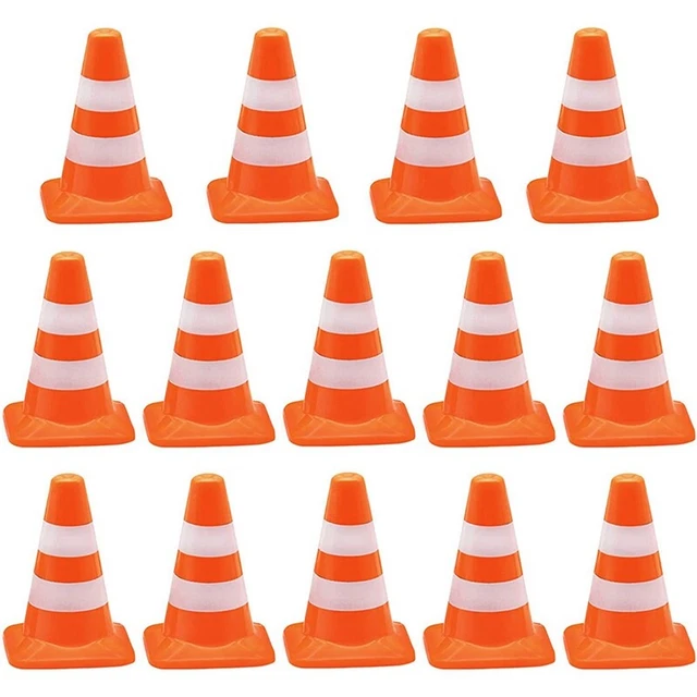 14 pezzi e Cone segnaletica parcheggio stradale blocco stradale, piccola segnaletica W7N2