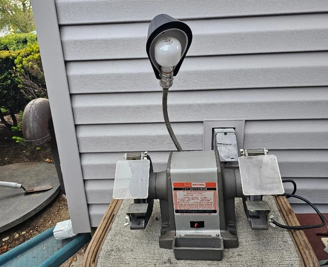 VINTAGE CRAFTSMAN 1/2 HP Bench Grinder Model 397.19340 125.00 PicClick