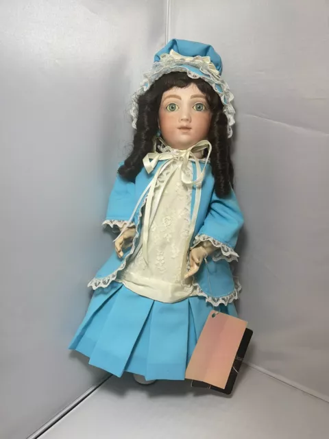 Vintage French Girl Doll  A 11 T 17" Tall Reproduction 2