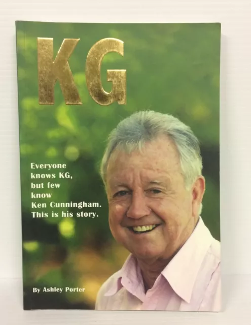 Kg The Ken Cunningham Story Cricket Afl Media Personality Signed Copy Coa