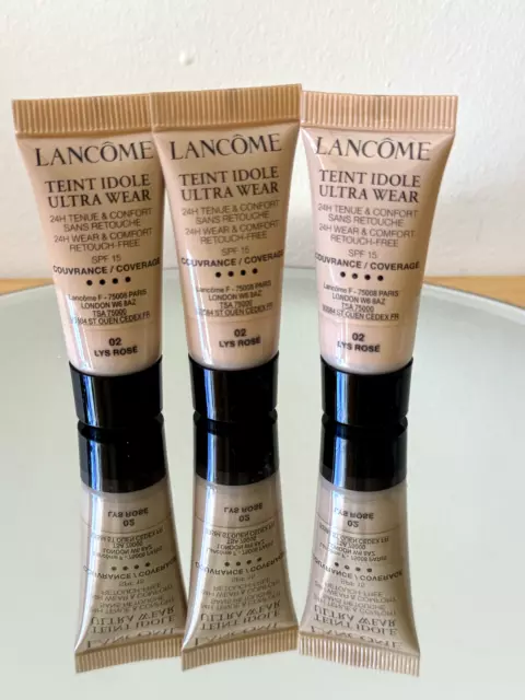 Lancome Teint Idole Foundation 5ml travel x 3piece set #02