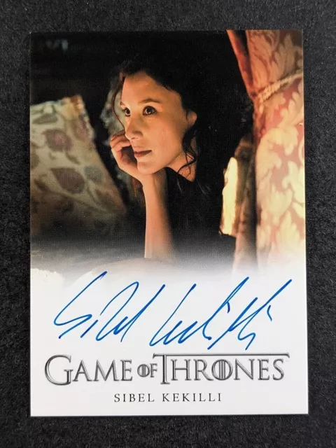 2023 Rittenhouse Game of Thrones SIBEL KEKILLI as SHAE Autograph Limited Edition