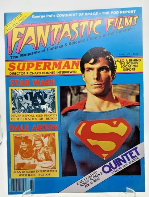 FANTASTIC FILMS MAGAZINE #2 (VOL. 2) (1979) Superman: Chris Reeve: Star Wars: NM