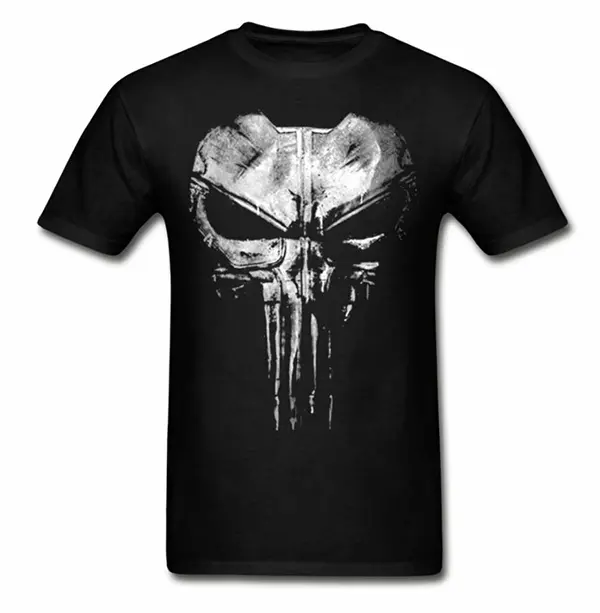 The Punisher Jon Bernthal Frank Castle Punisher Black T-Shirt Tee Shirt