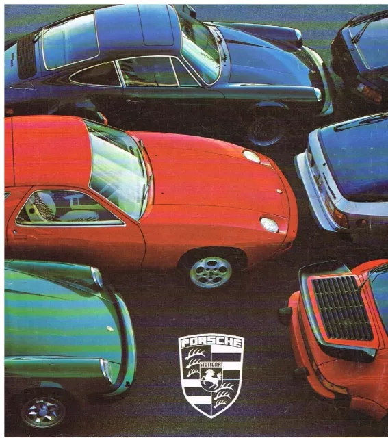Porsche 911 Coupe Targa Turbo 924 928 Originale 1979 Fabbrica Uk Brochure Di Vendita