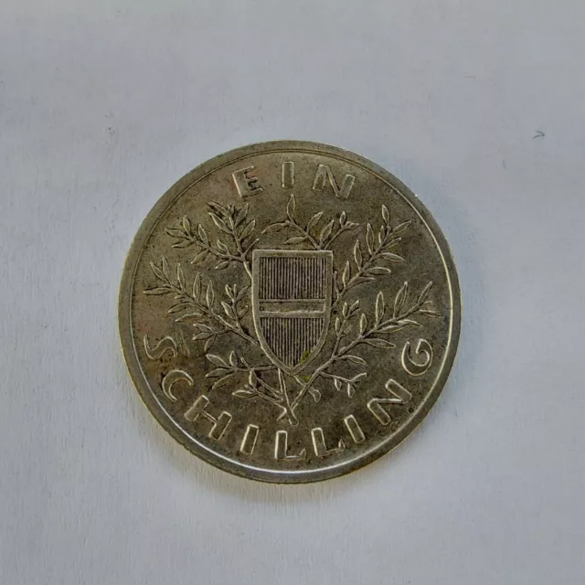 Austria 1 Shilling 1925 Silver Coin #3200