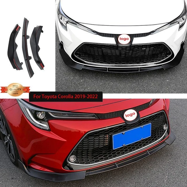 Pare-choc Avant Noir Pour Toyota Corolla XII (E21) Phase 1 (2019-2022) - Neuf, Marque Repiauto