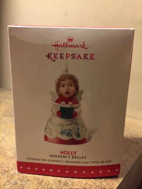 Hallmark Ornament 2015 Holly - Heavenly Bells - 3rd in Series - Porcelain