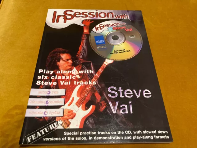 In Session with Steve Vai (GTAB/CD) Guitar, Voice Book with CD  Vai, Steve