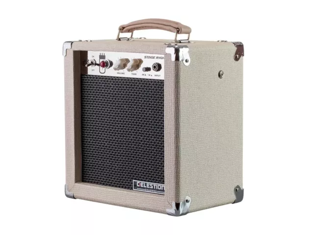 5-Watt 1x8 Electric Guitar Combo Tube Amplifier with Stereo Audio Speaker