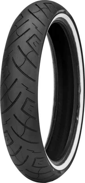 Shinko 777 Cruiser Front 130/70-18 69H Belted Bias White Wall Motorcycle Tire