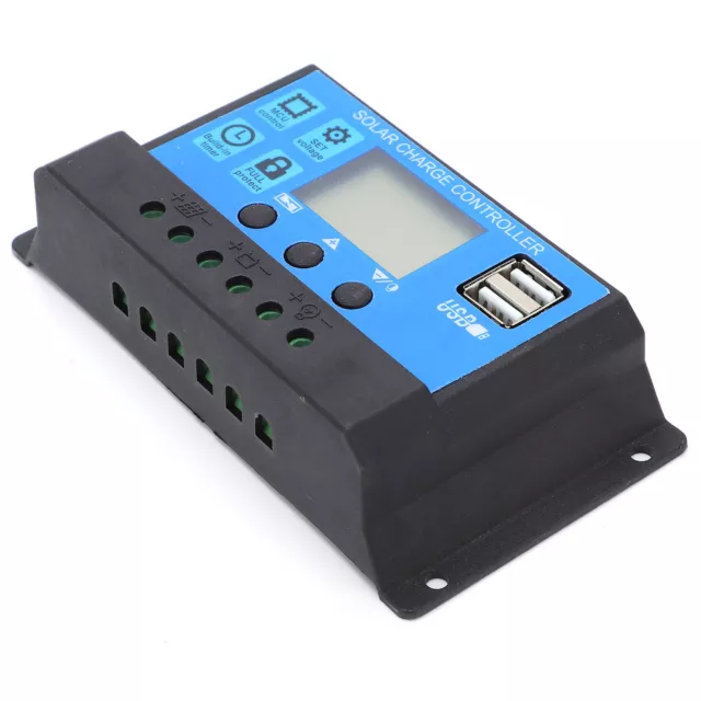 Auto Solar Charge Controller MPPT PMW Large Power 5V 3A USB Output LCD HD