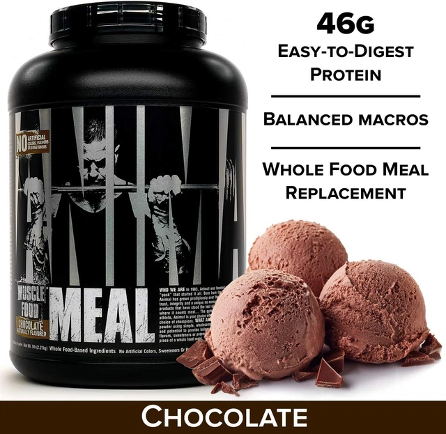 NEW MEAL All Natural High Calorie Meal Shake Egg Whites, Beef