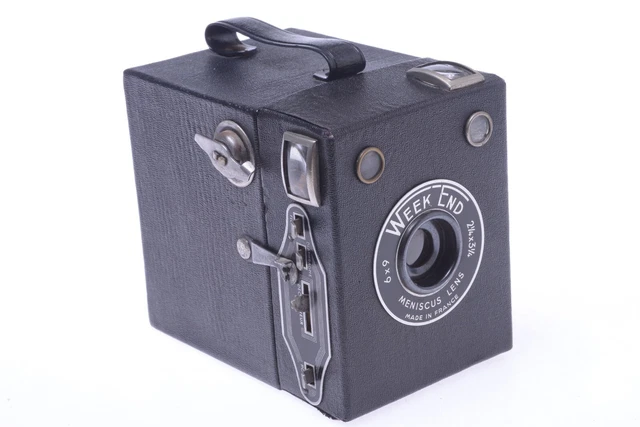 Appareil Photo Ancien Méta GOLDY Box STIGMAR 6×9 – Vintage, état Fonctionnel