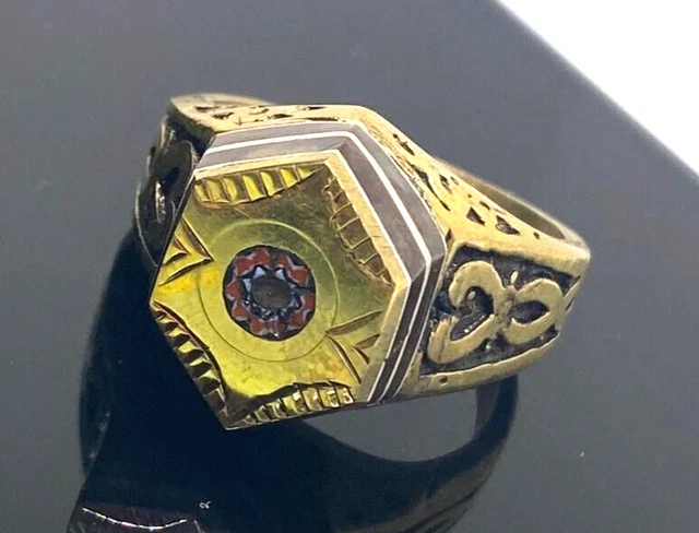 Rare Extremely Old Roman Bronze Ring Authentic Artifact Amazing Size 11.5