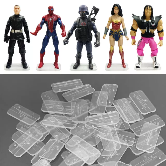 LOT 56 Display Stands BASE For 6'' Gi joe Marvel Legends MOTU DC Comics Figure f LOT 56 Display Stands BASE For 6'' Gi joe Marvel Legends MOTU DC Comics Figure f