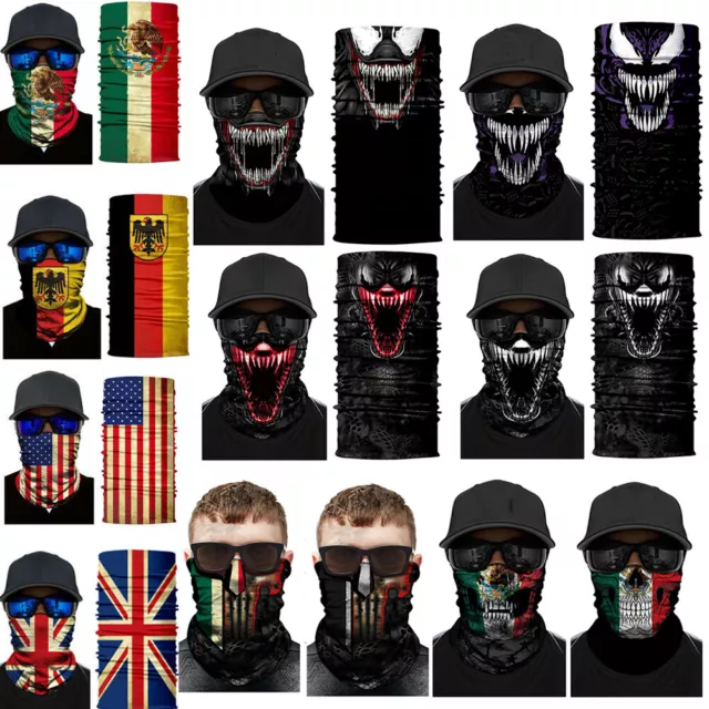 2023 Neck Gaiter Balaclava Bandanas Outdoor Biker Sporting Face Scarf Headwear