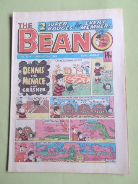 The Beano  - Uk Comic - 5 Jan 1985  - # 2216