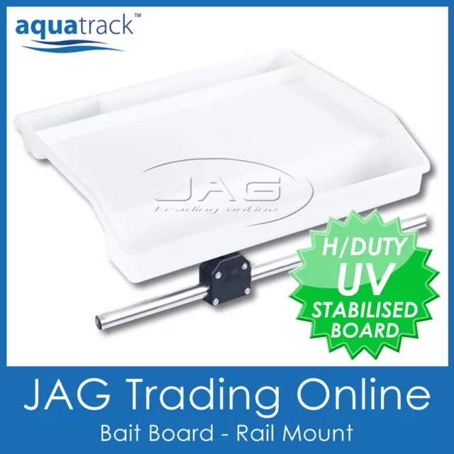 AQUATRACK SMALL RAIL MOUNT BAIT BOARD-Boat Fishing Cutting Board Suit Ø25mm Rail