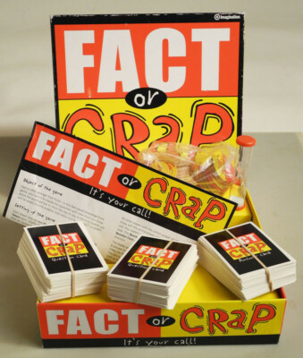 FACT OR CRAP Game Question Answer Trivia Complete £3.22 - PicClick UK