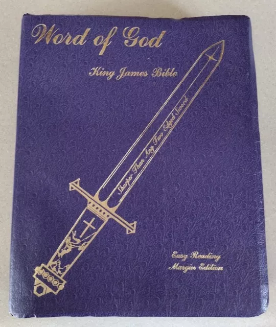 KJV Word of God red letter large print Bible