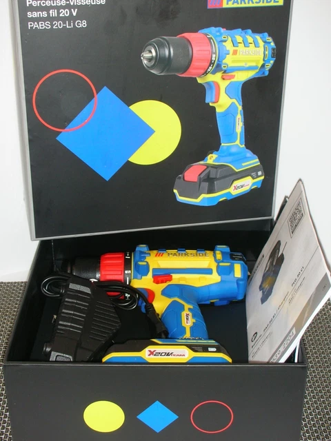 Perceuse Visseuse Sans Fil Parkside – Édition Limitée Lidl – 20V Avec Batterie