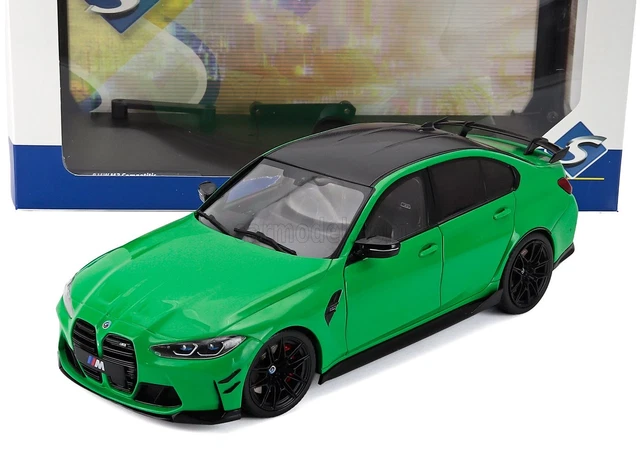 Modèle Réduit 1:18 Solido BMW M3 E36 Coupé Police - Blanc Et Vert - Neuf Sous Boîte