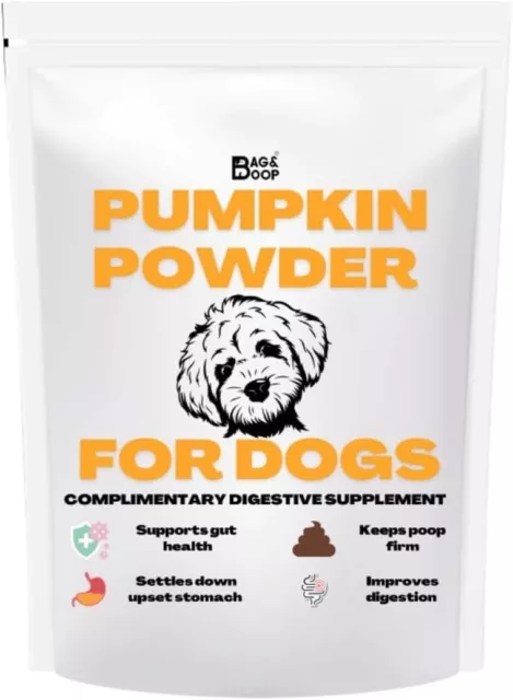 Pumpkin Powder for Dogs,  Digestive Aid  Supplement | Anal Scooting & Diarrhoea