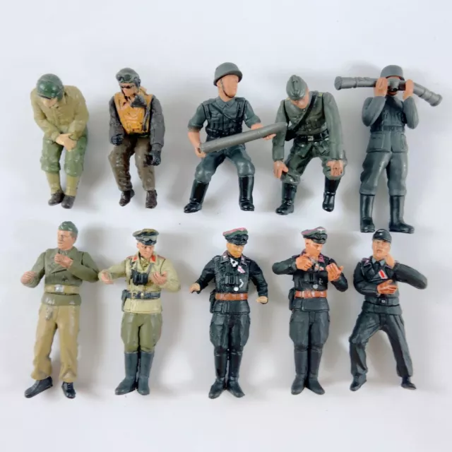10pcs 1:32 21st Century Toys Ultimate Soldier WWII Army Infantry Mini Figure