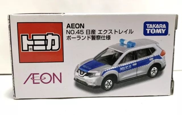 Takara Tomy / Tomica Nissan X-trail Polen Polizeiauto / Aeon