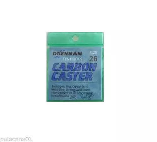 Hameçon Drennan Carbon Caster N°22 par 10