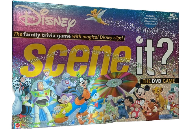 DISNEY SCENE IT The DVD Game Trivia Boardgame 2004 Mattel 1st Edition 