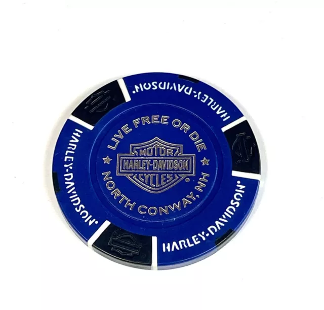 ⭐Harley Davidson White Mountains  Dealership Poker Chip " North Conway "