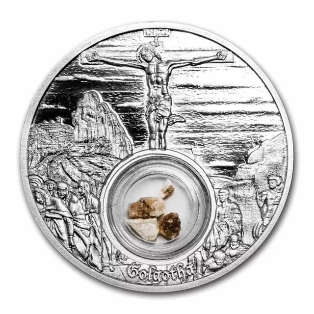 2023 Niue 1 oz Silver $2 In the Footsteps of Jesus Golgotha - SKU#262809