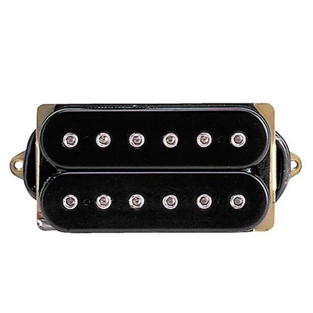 DiMarzio DP100F Super Distortion Guitar Pickup F-Spaced Black with Patch Cables