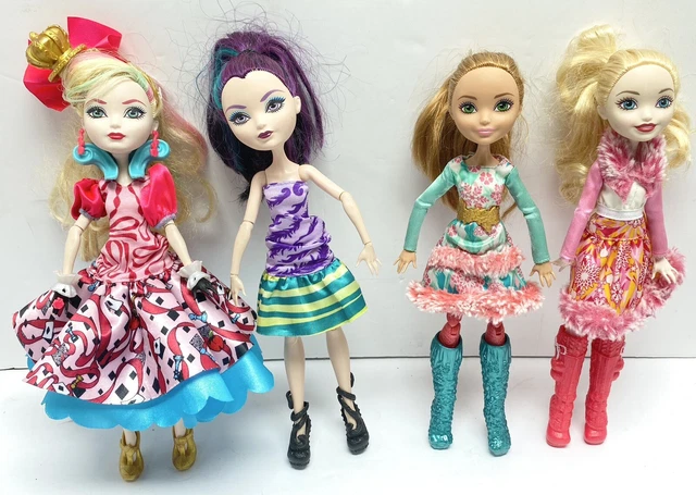 Ever After High Dolls Lot of 4 Epic Winter - Way Too Wonderland Apple Raven Ella