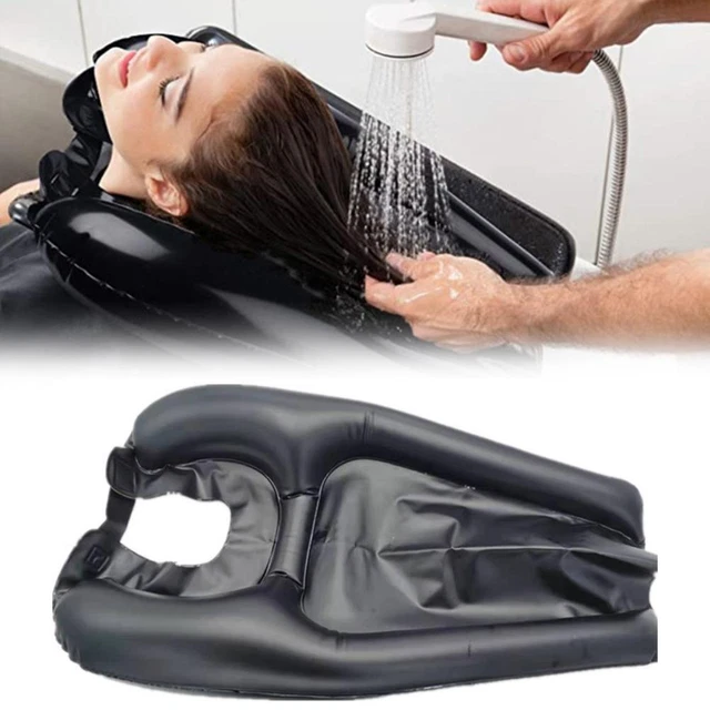 Cuvette De Shampoing Gonflable En PVC Coussin De Shampoing Portable Gonflage