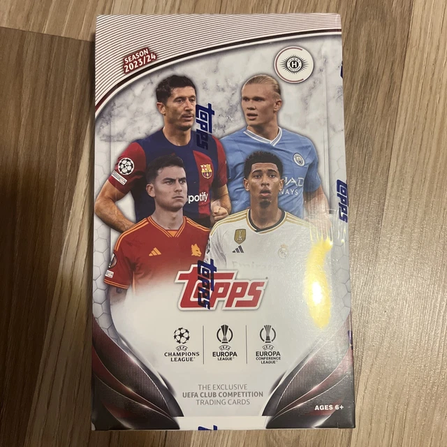 Boîte De Cartes à Collectionner UEFA 2024/25 Topps Club Competitions - Lot De 7 Paquets (4 Cartes Par Paquet)
