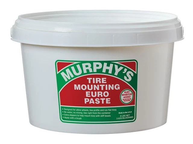 Murphy's 2146 White Tire mounting Euro Paste 8LB Pail JTMF1.0066