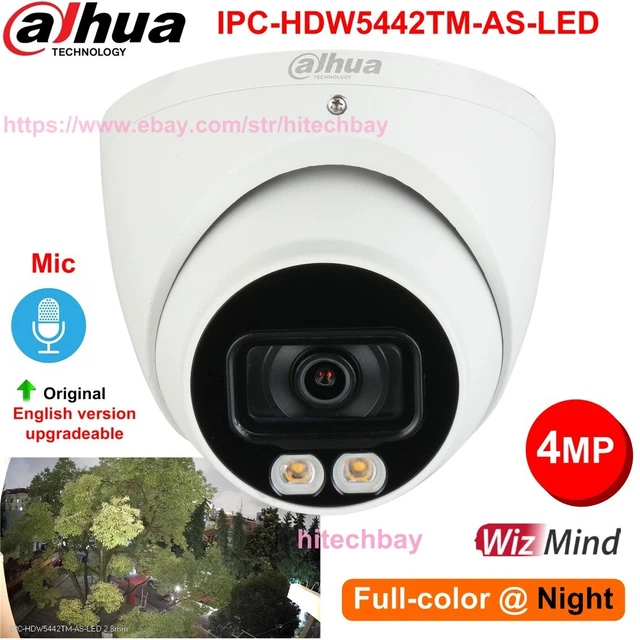 5MP AI Fisheye IP Camera | IPC-EB5541-AS | Starlight WizMind | Built-in Mic | Outdoor