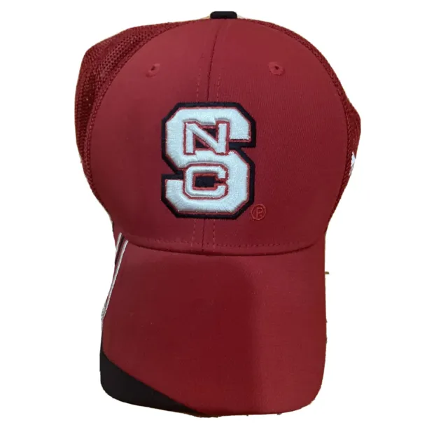 Adidas NC State Wolfpack Cap Player Structured Flex Hat w/ Climalite L/XL Mint