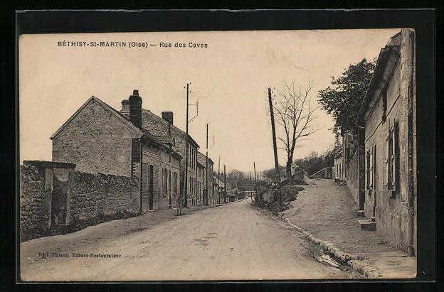 CPA Béthisy-St-Martin, Rue des Caves