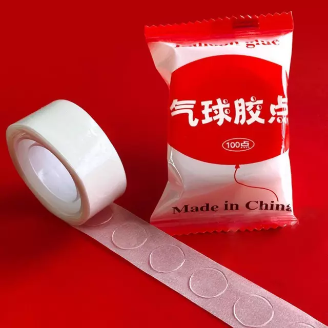 100 Adhesive Dots Tape Double Sided Glue Sticky Sticker DIY SALE Clear