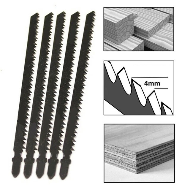Lama Seghetto Lama Extra Lunghezza T744D Acciaio Nero 1.2mm Spessore Durevole