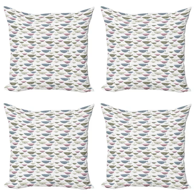 Fish Pillow cushion set of 4 Cartoon Fish