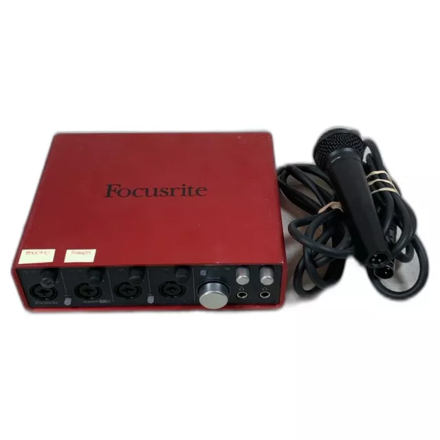 Focusrite Scarlett 18i8 18 Channel USB Audio Interface - Red