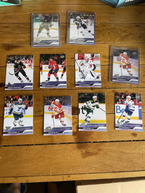 Lot (10) UD Series 2 23-24 Young Guns Rookie