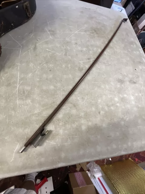 Vintage A H KARR (Albert) 4/4 Violin Bow, Made in Germany, 54 grams needs Hair